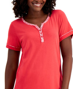 Charter Club Wo Cotton Capri Pajama Set Poppy Ditsy thumbnail 3