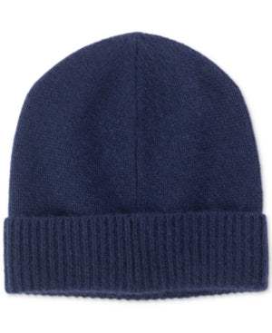 Charter Club Women's Cashmere Cuffed Beanie Hat