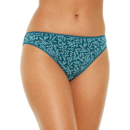 Charter Club Womens Pretty Cotton Bikini Underwear BERRIES
