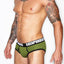 CheapUndies Army Green Impact Fly Brief
