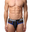 CheapUndies Black/Blue Mesh Brief