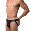 CheapUndies Black Exposed Mesh Jockstrap