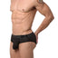 CheapUndies Black Mesh Jock-Brief