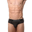 CheapUndies Black Mesh Jock-Brief