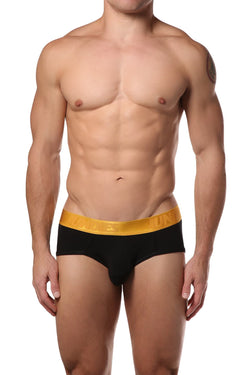 CheapUndies Black Metallic Brief thumbnail 1