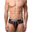 CheapUndies Black/Orange Mesh Brief