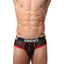 CheapUndies Black/Red Mesh Brief