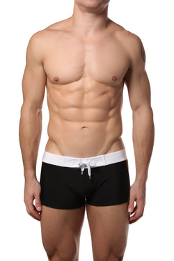 CheapUndies Black Sport Swim Trunk thumbnail 1