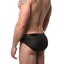 CheapUndies Black/Wine Cool Mesh Brief