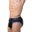 CheapUndies Blue Exposed Sport Mesh Jockbrief