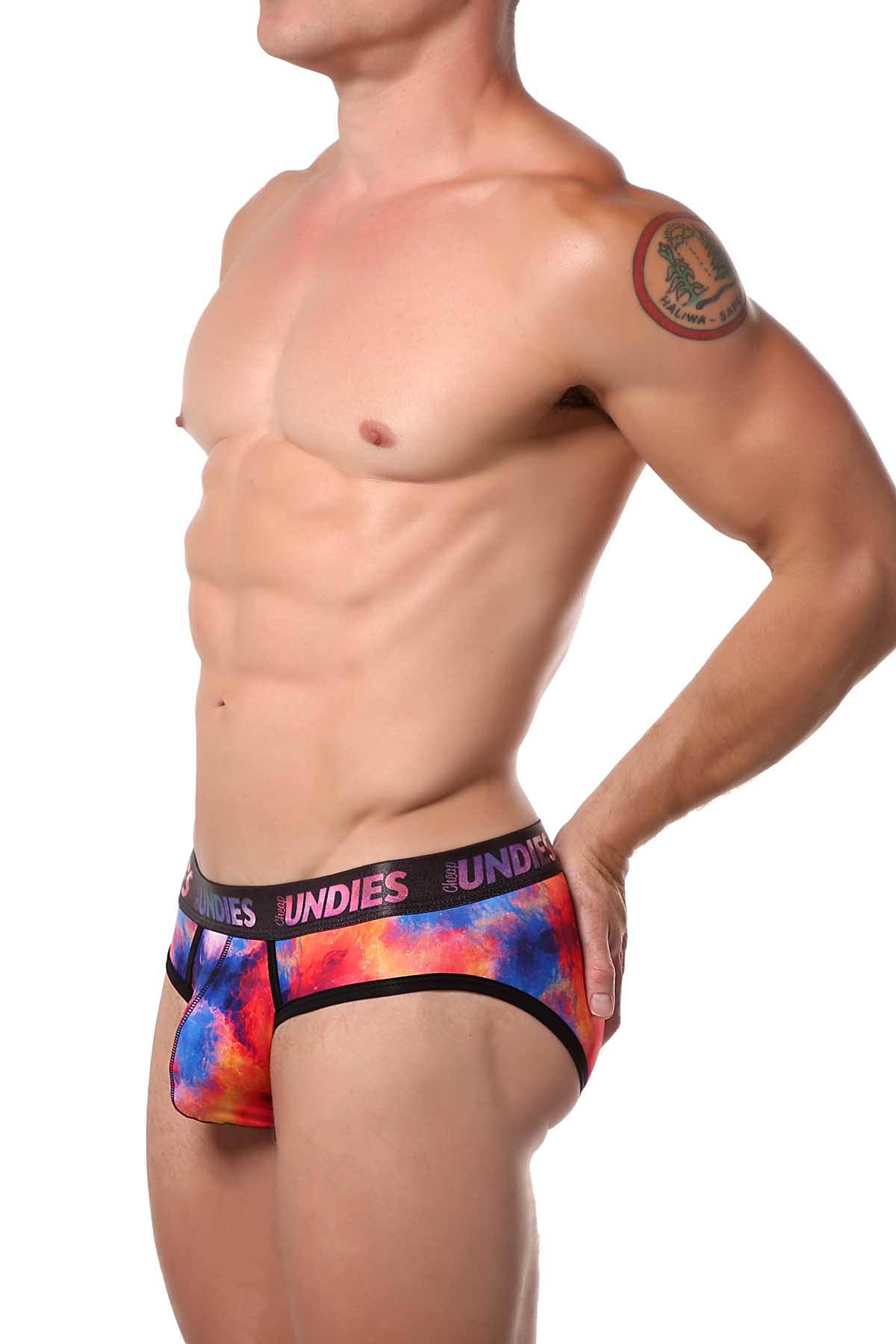 CheapUndies Blue Galaxy Brief