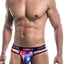 CheapUndies Blue Galaxy Jockstrap