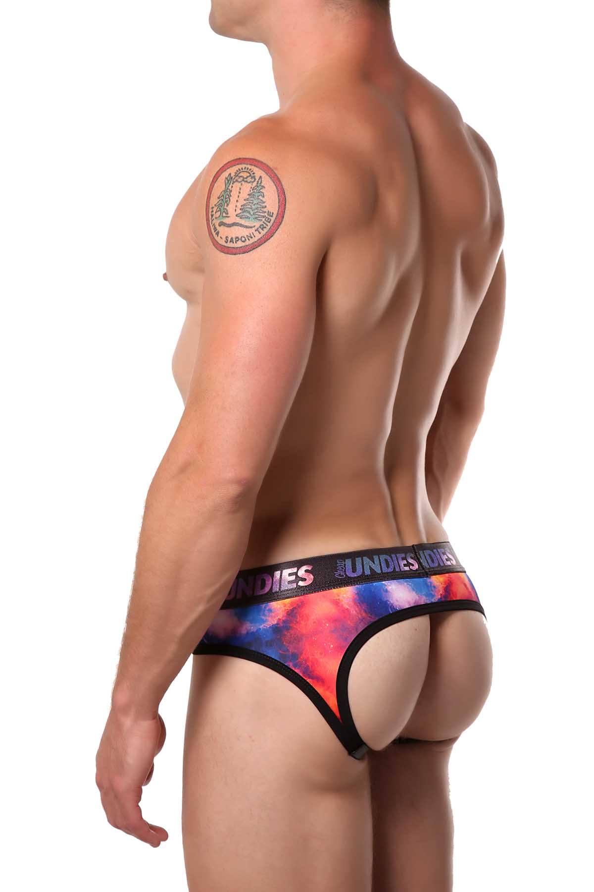 CheapUndies Blue Galaxy Jockstrap