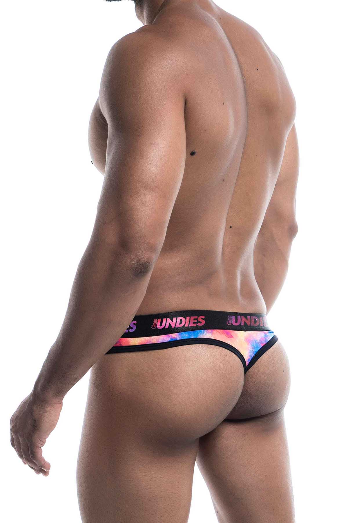 CheapUndies Blue Galaxy Thong