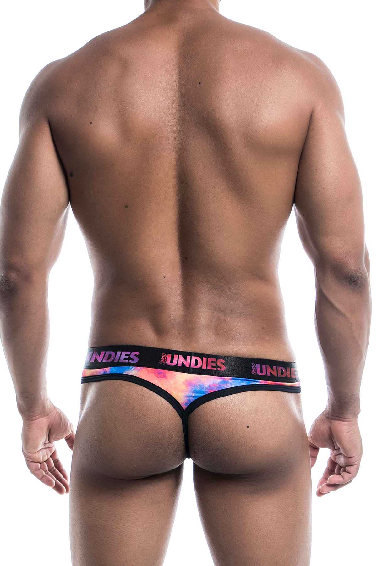 CheapUndies Blue Galaxy Thong
