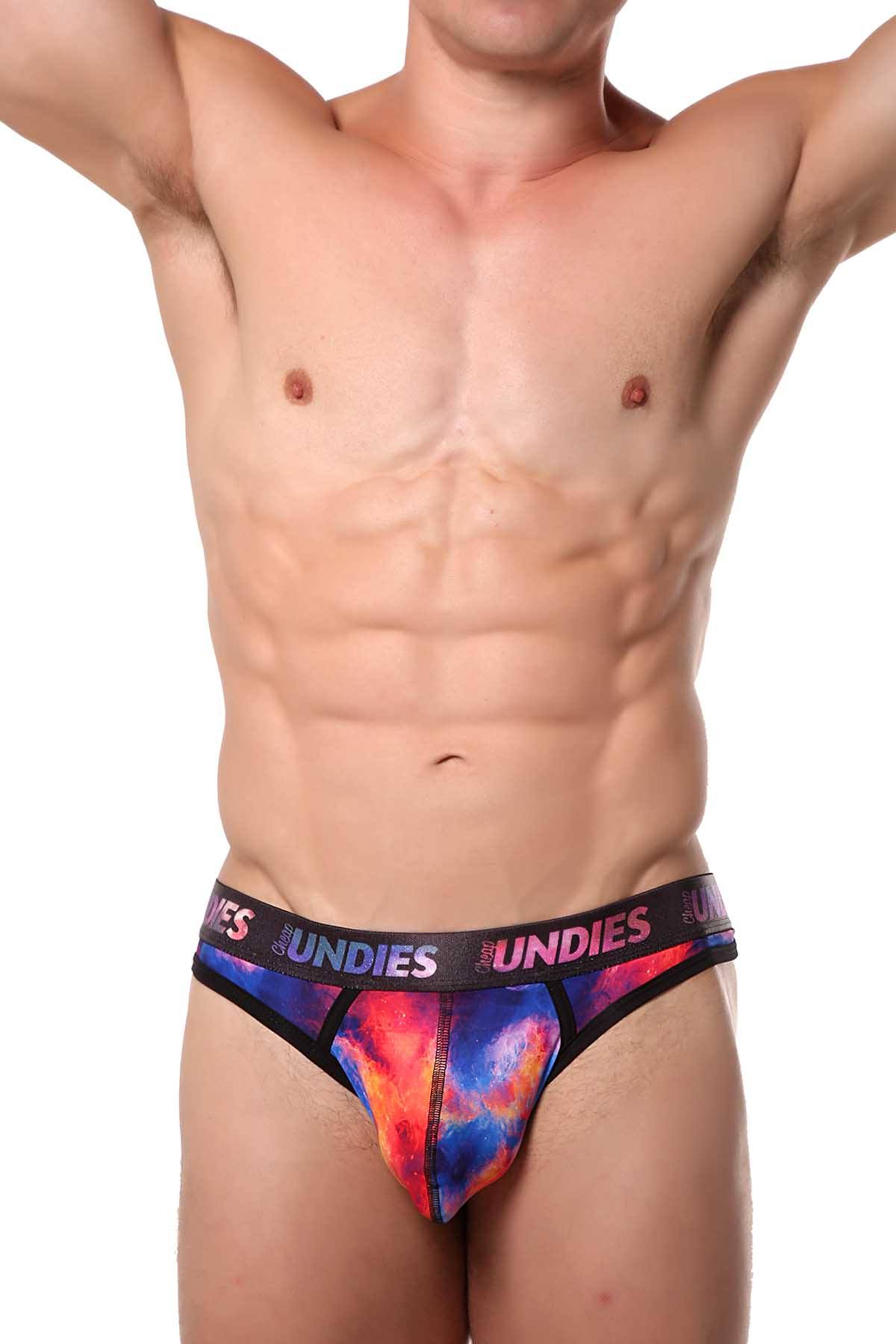 CheapUndies Blue Galaxy Thong