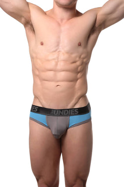 CheapUndies Blue/Grey Cool Mesh Brief thumbnail 3