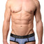 CheapUndies Blue/Grey Striped Brief