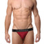 CheapUndies Brick-Red Mesh Bikini Brief