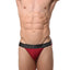 CheapUndies Brick-Red Mesh Bikini Brief