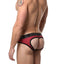 CheapUndies Brick-Red Mesh Jock-Brief