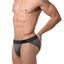 CheapUndies Charcoal Mesh Bikini Brief