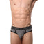 CheapUndies Charcoal Mesh Jock-Brief