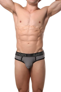 CheapUndies Charcoal Mesh Jock-Brief thumbnail 3