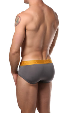 CheapUndies Charcoal Metallic Brief thumbnail 3