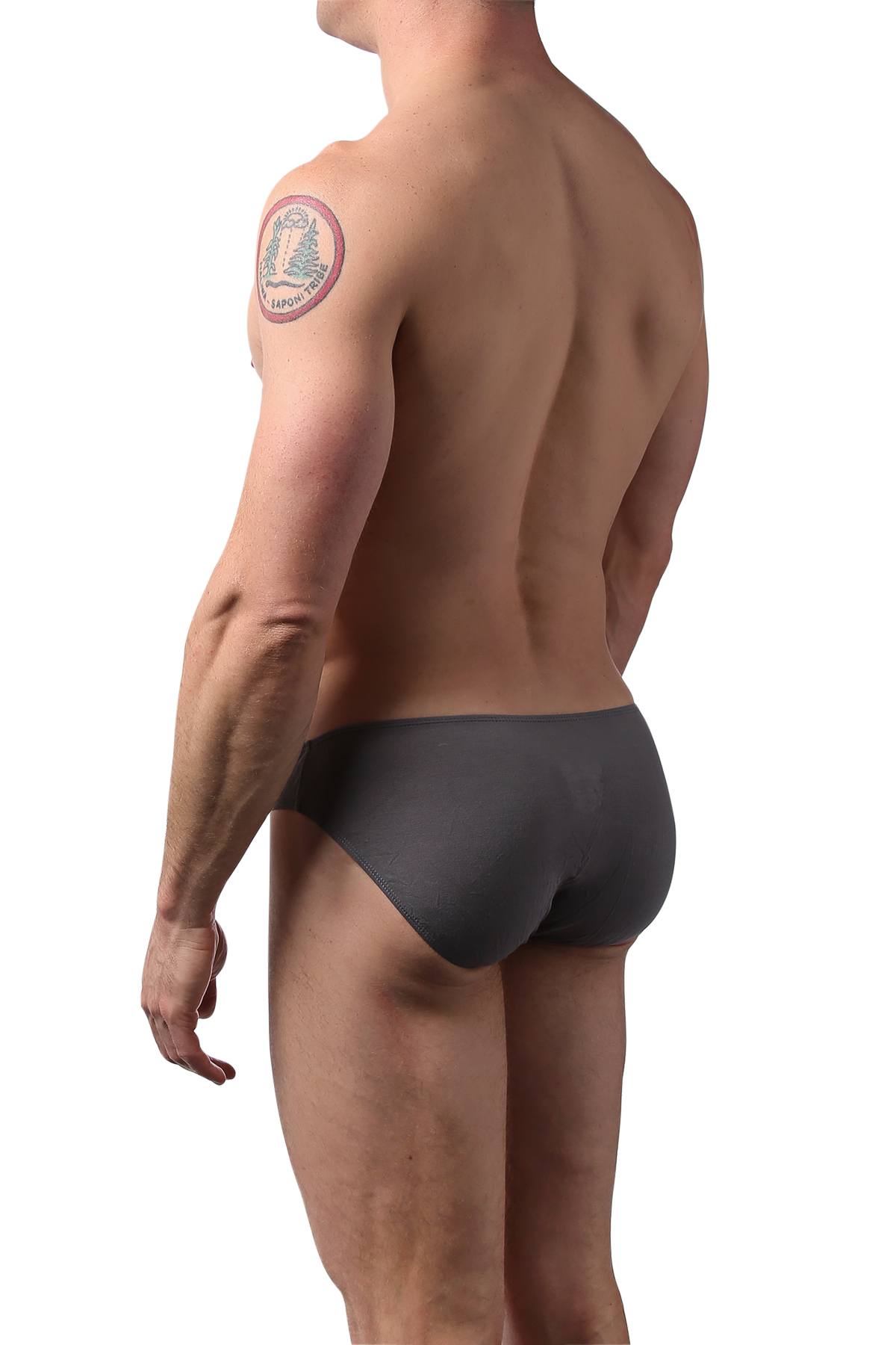 CheapUndies Charcoal Modal Comfort Pouch Brief