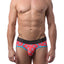 CheapUndies Coral and Blue Naughty Bunny Brief
