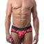CheapUndies Coral and Navy Naughty Bunny Brief