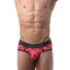 CheapUndies Coral and Navy Naughty Bunny Brief
