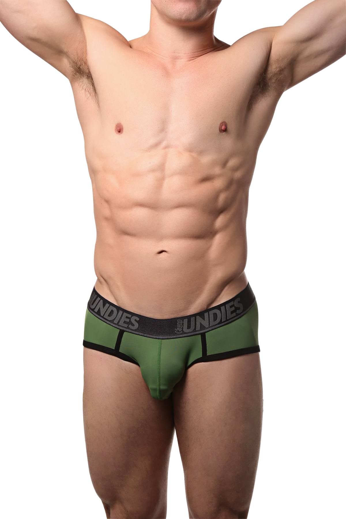 CheapUndies Green Fluid Brief