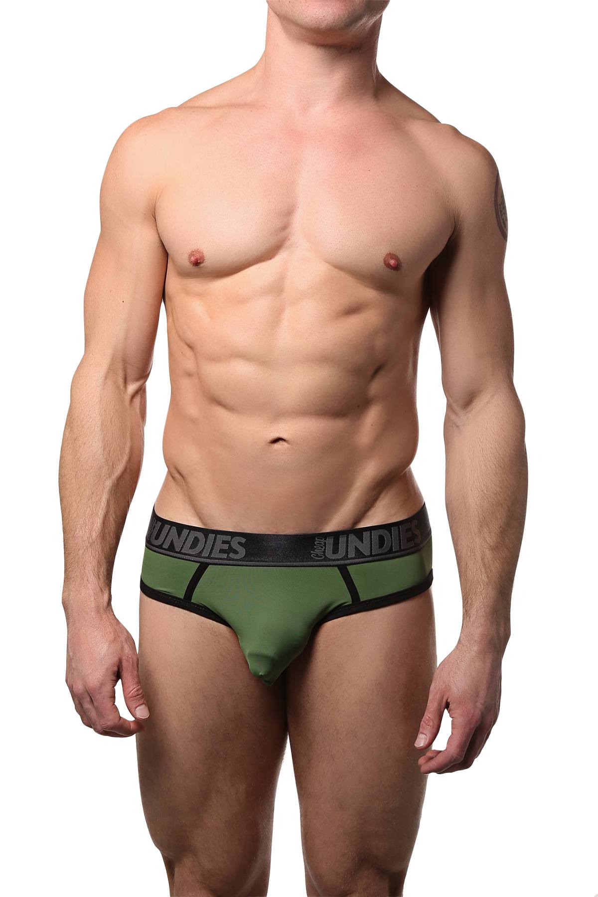 CheapUndies Green Fluid Jockbrief