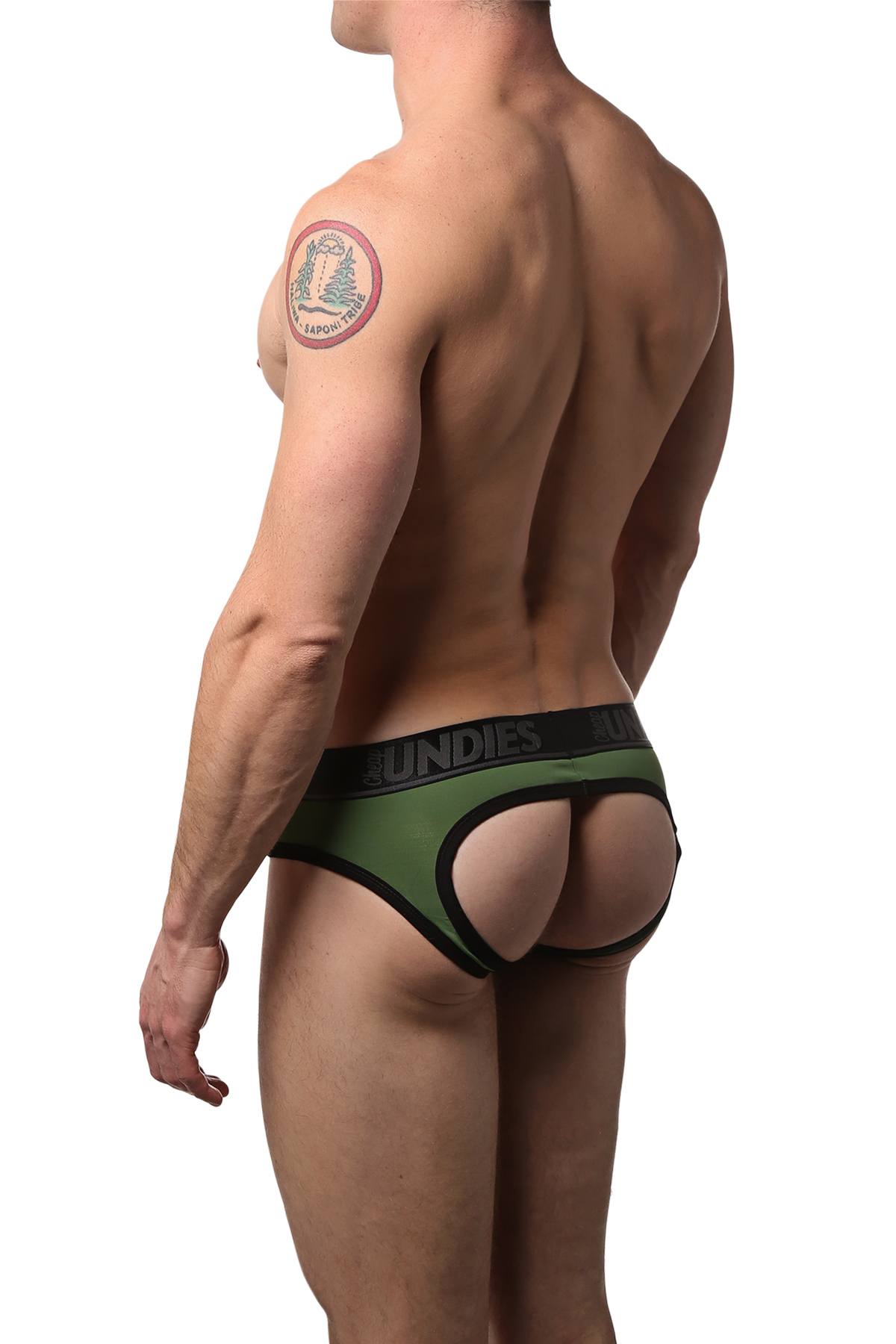 CheapUndies Green Fluid Jockbrief