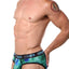 CheapUndies Green Galaxy Brief
