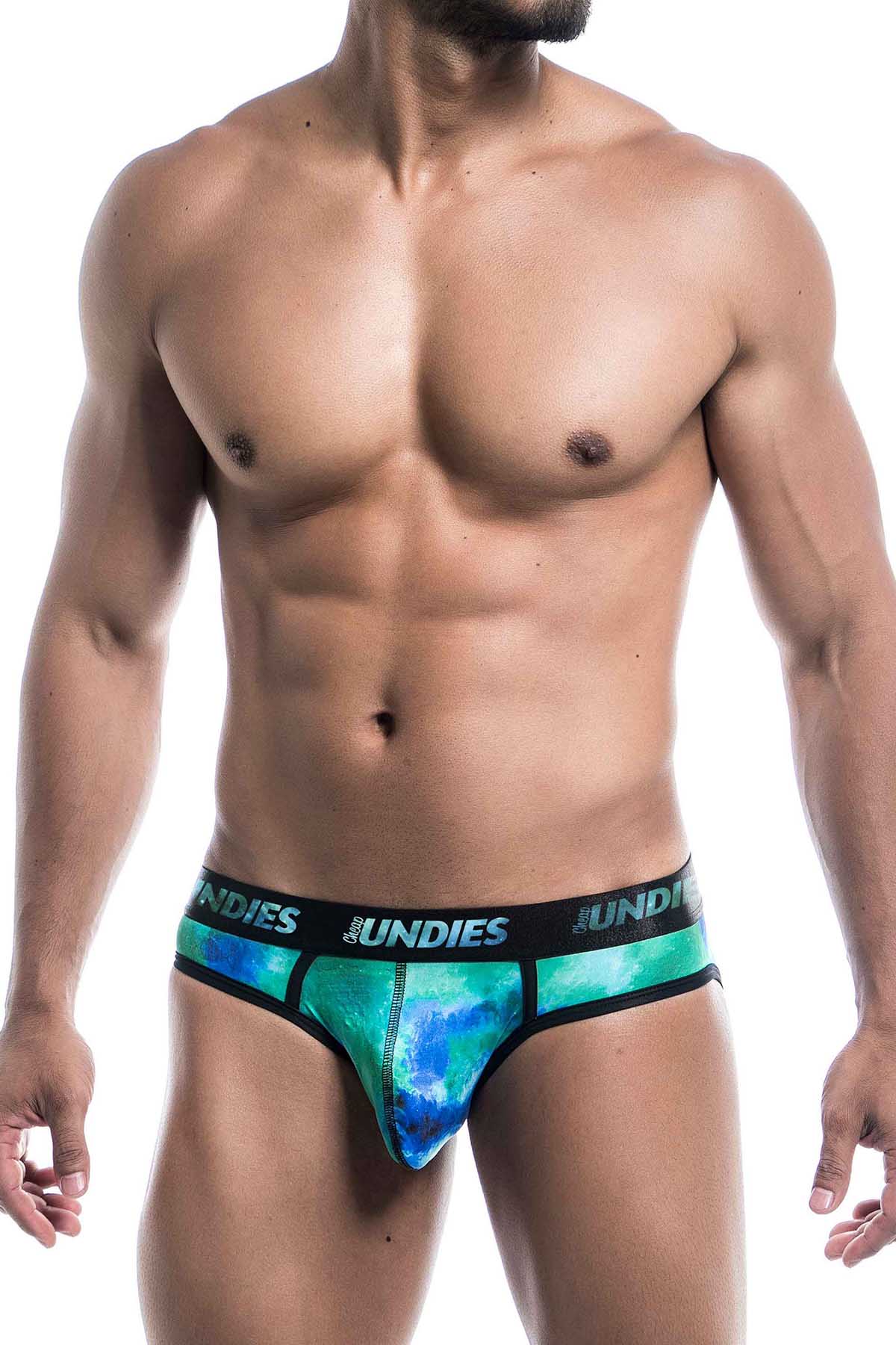 CheapUndies Green Galaxy Jockstrap