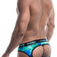 CheapUndies Green Galaxy Jockstrap