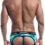 CheapUndies Green Galaxy Jockstrap