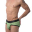 CheapUndies Green Kaleidoscope Brief