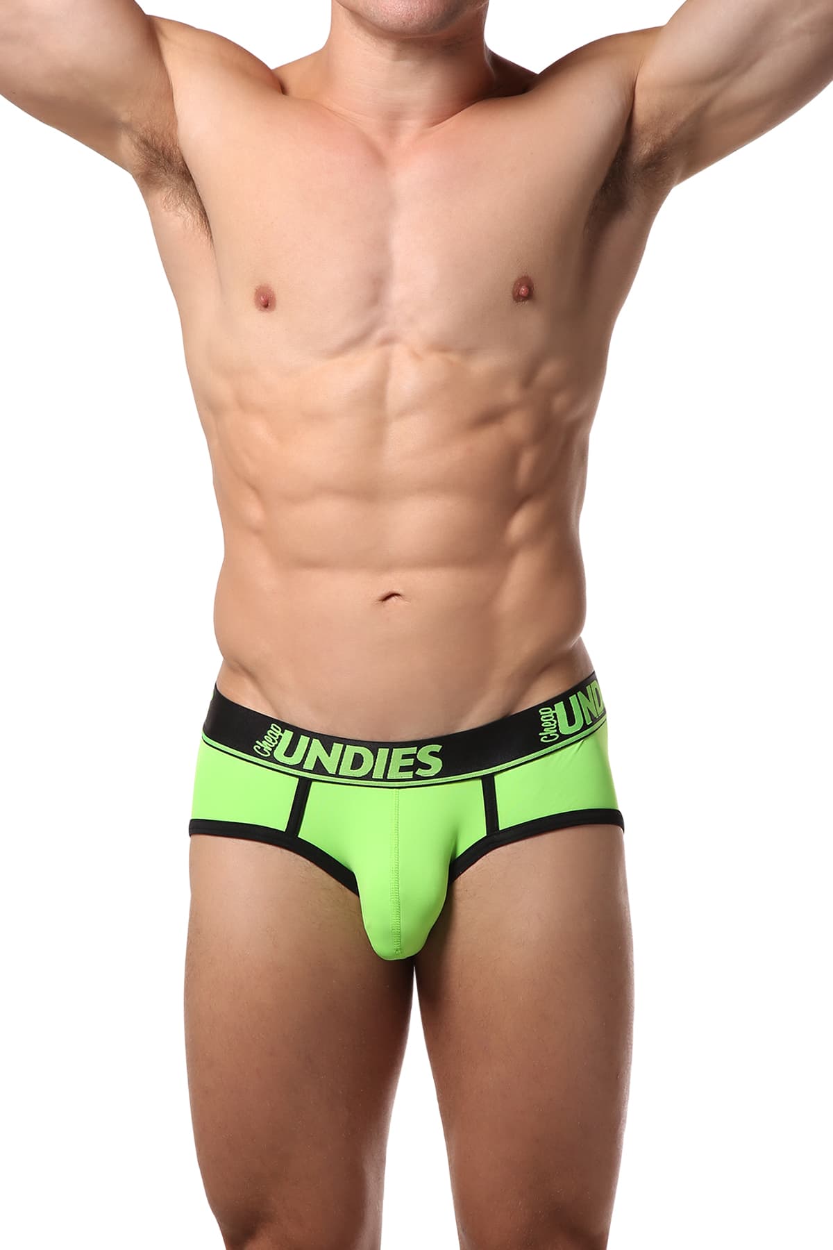 CheapUndies Green Neon Brief