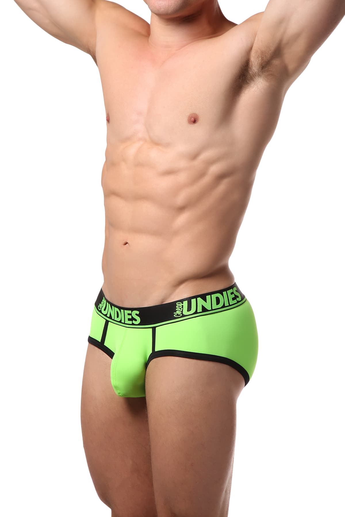 CheapUndies Green Neon Brief
