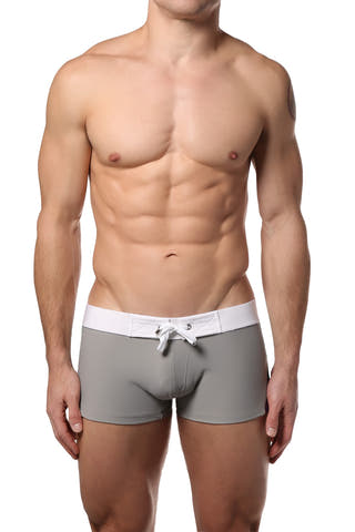 CheapUndies Grey Sport Swim Trunk