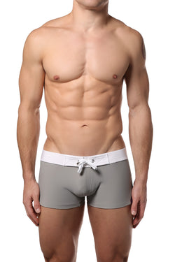 CheapUndies Grey Sport Swim Trunk thumbnail 1