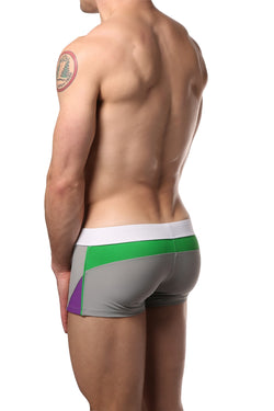 CheapUndies Grey Sport Swim Trunk thumbnail 3
