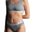 CheapUndies Grey Venus Sports Bra