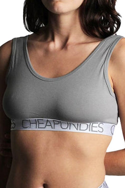 CheapUndies Grey Venus Sports Bra thumbnail 1