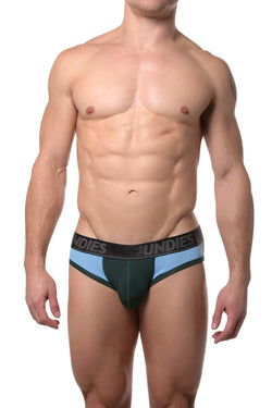 CheapUndies Light Blue/Green Cool Mesh Brief thumbnail 1