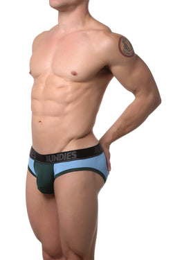 CheapUndies Light Blue/Green Cool Mesh Brief thumbnail 2